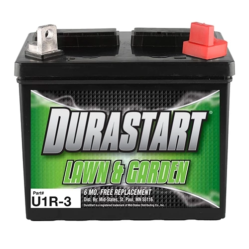 Durastart U1R-3B Garden Tractor Battery 1 Durastart U1R-3B Garden Tractor Battery