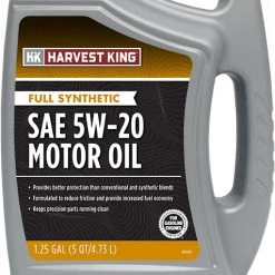 Harvest King Full Synthetic Motor Oil -0W-20-1 Quart 3 Harvest King Full Synthetic Motor Oil -0W-20-1 Quart -Automotive Sales Shop hk068 full syn 5w20 3 5qt front 720dpi