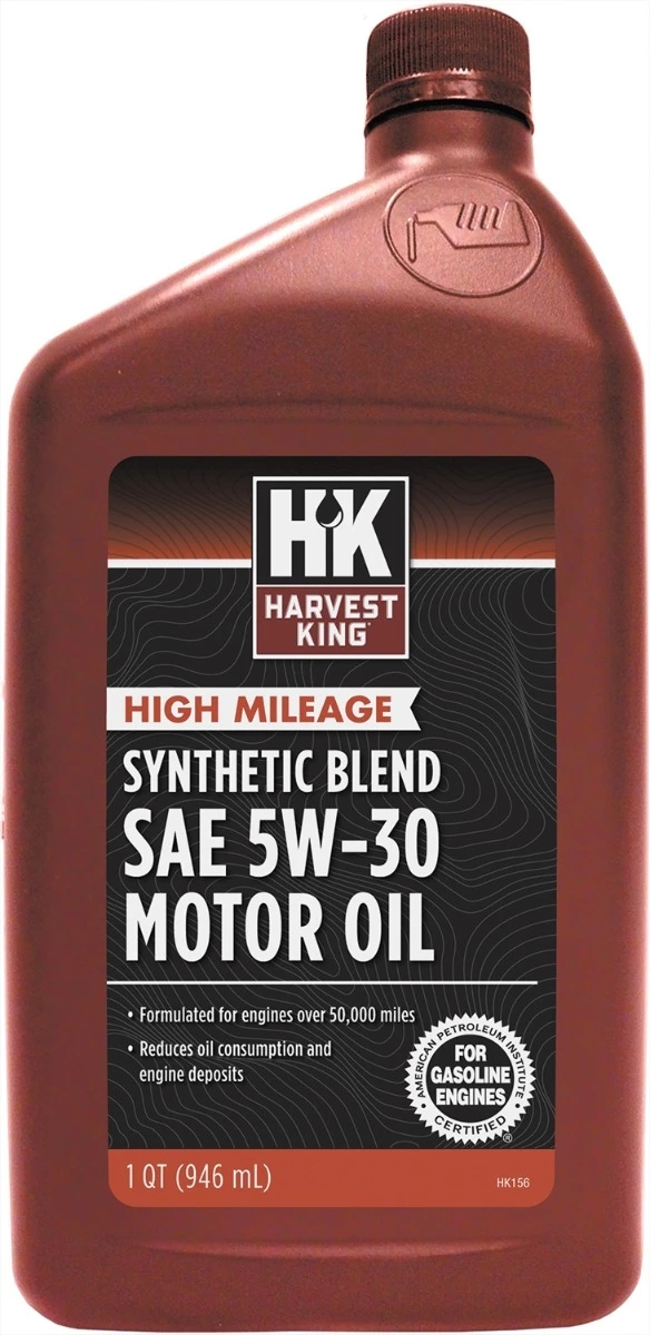 Harvest King High Mileage Synthetic Blend Motor Oil 1 Harvest King High Mileage Synthetic Blend Motor Oil