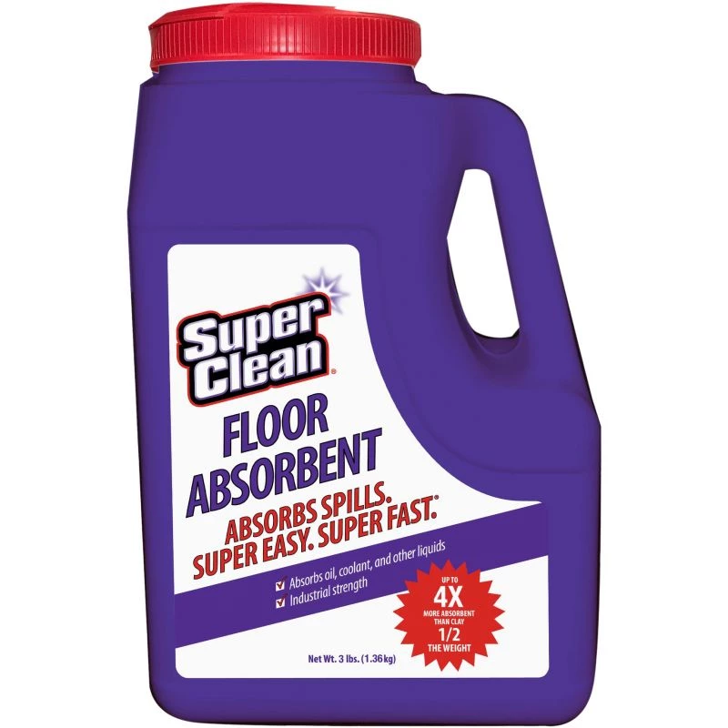 Super Clean Absorbent Floor Cleaner 3 Lb. 1 Super Clean Absorbent Floor Cleaner 3 Lb.