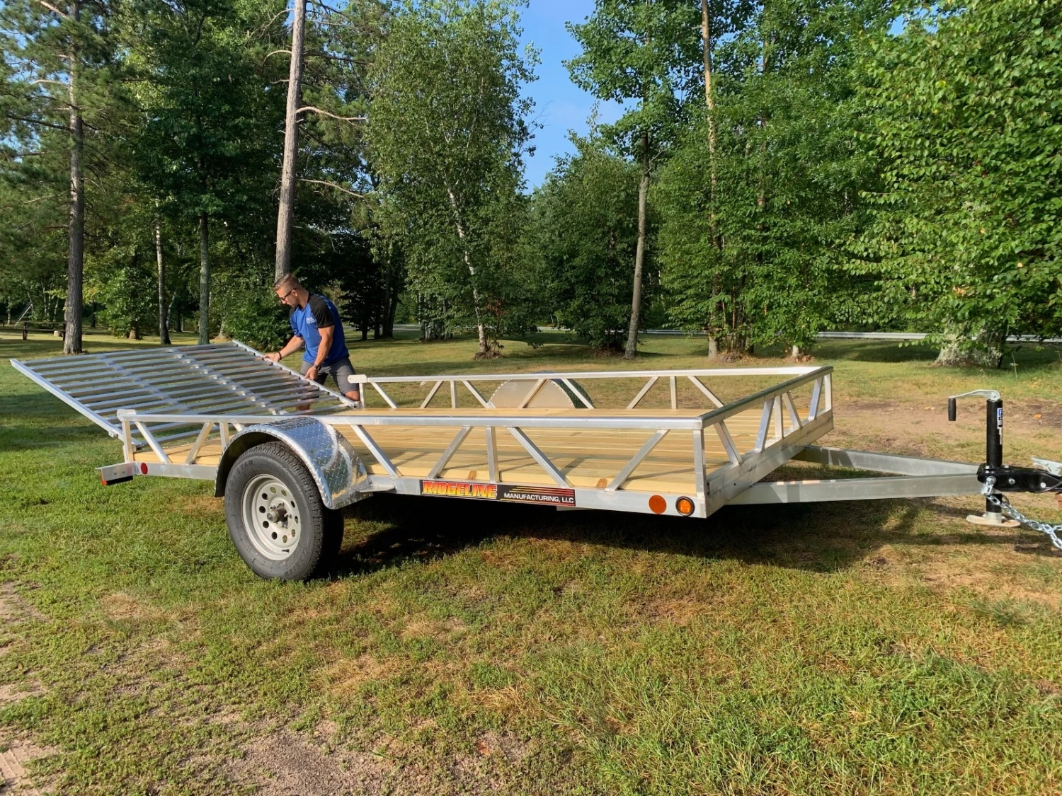 Ridgeline 6' x 10' Aluminum Utility Trailer 2 Ridgeline 6' x 10' Aluminum Utility Trailer - Image 2
