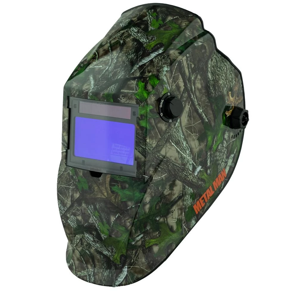 Metal Man 9 to 13 Shade Auto Darkening Welding Helmet - Camouflage 1 Metal Man 9 to 13 Shade Auto Darkening Welding Helmet - Camouflage