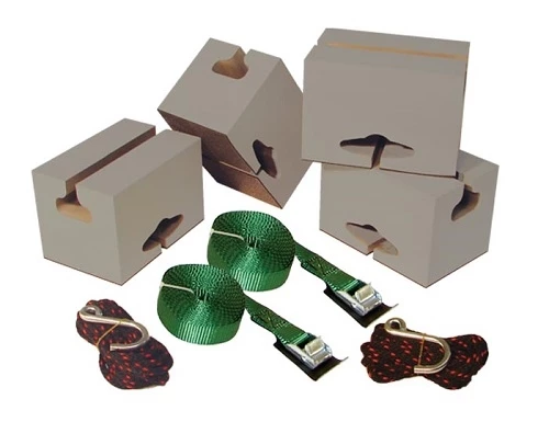 Malone Standard Canoe Carrier with Tie-Downs - Foam Block Style - 6" Long 2 Malone Standard Canoe Carrier with Tie-Downs - Foam Block Style - 6" Long - Image 2