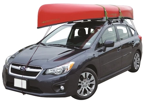Malone Standard Canoe Carrier with Tie-Downs - Foam Block Style - 6" Long 3 Malone Standard Canoe Carrier with Tie-Downs - Foam Block Style - 6" Long - Image 3