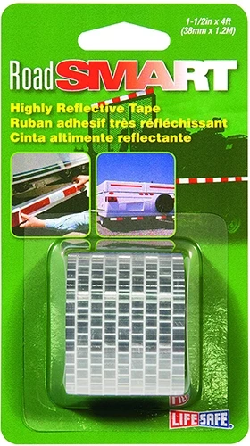 LifeSafe 1-1/2" x 4’ High Visibility Reflective Tape 2 LifeSafe 1-1/2" x 4’ High Visibility Reflective Tape - Image 2