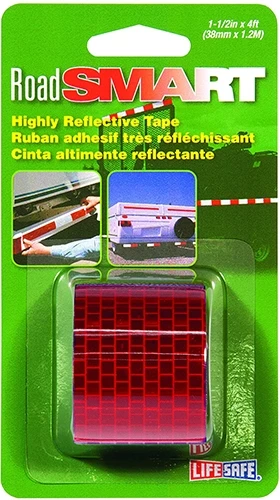 LifeSafe 1-1/2" x 4’ High Visibility Reflective Tape 3 LifeSafe 1-1/2" x 4’ High Visibility Reflective Tape - Image 3