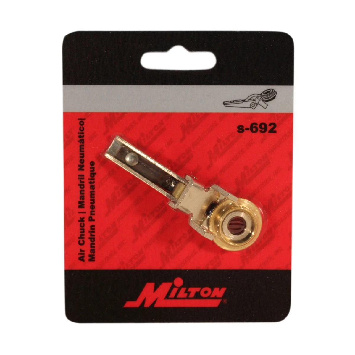 Milton Safety Grip Clip Air Chuck 2 Milton Safety Grip Clip Air Chuck - Image 2