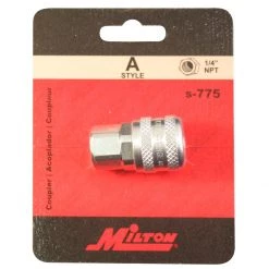 Milton 1/4" FNPT A Style Coupler