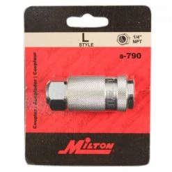 Milton 1/4" FNPT L Style Coupler 5 Milton 1/4" FNPT L Style Coupler -Automotive Sales Shop s 790 1
