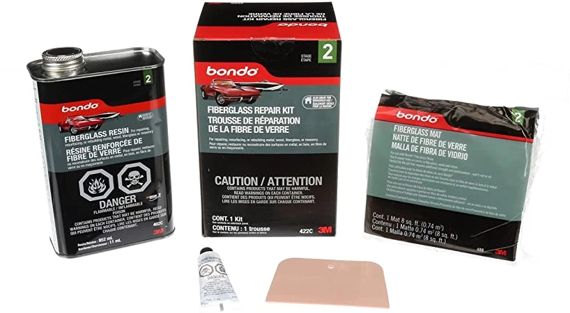 Bondo Fiberglass Resin Repair Kit, Qt 1 Bondo Fiberglass Resin Repair Kit, Qt