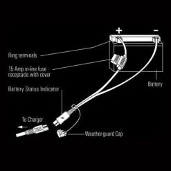 Schumacher 12V Battery Indicator Cable -Automotive Sales Shop sa831 6 1