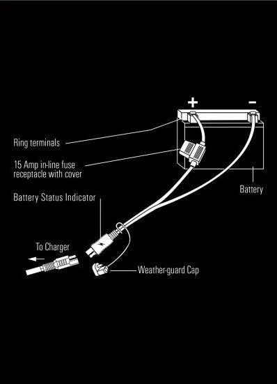 Schumacher 12V Battery Indicator Cable 4 Schumacher 12V Battery Indicator Cable - Image 4