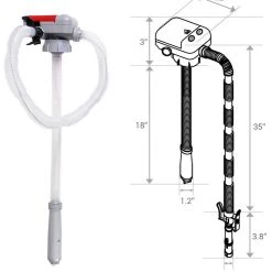 Tera Pump Battery Operated Fuel Transfer Pump w/ Auto Stop and Leak Protection -Automotive Sales Shop tera pump 2 1