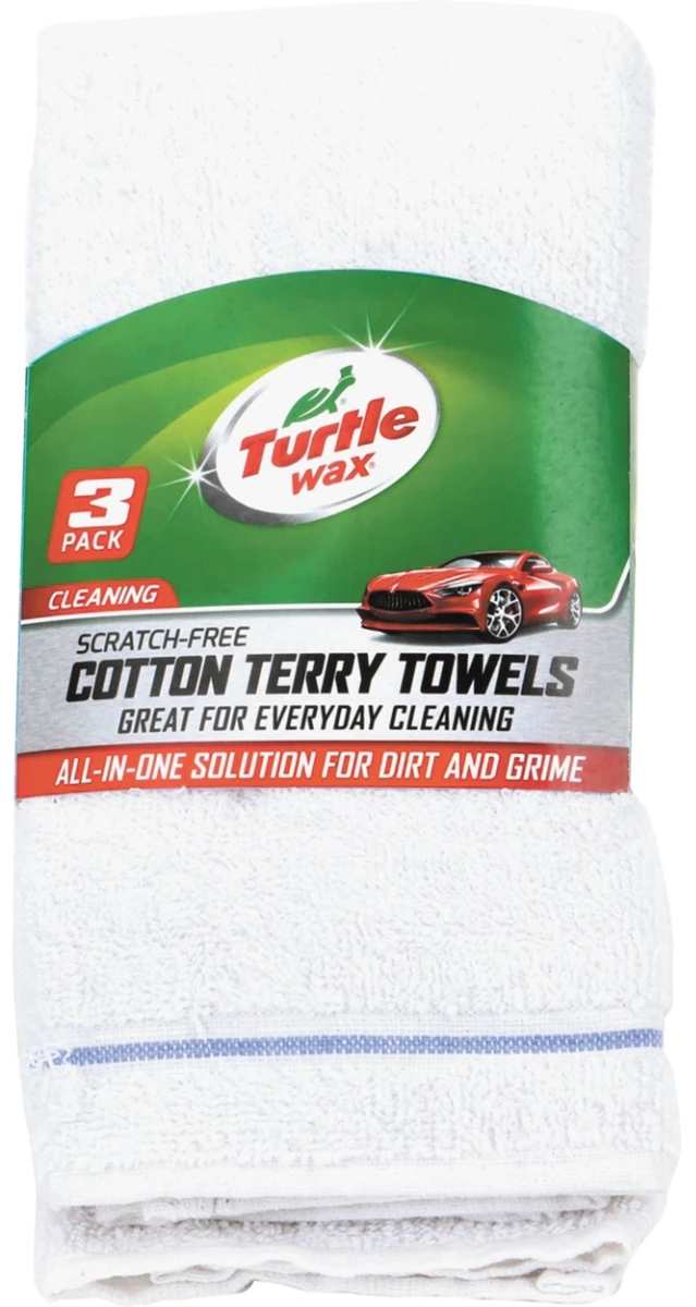 Turtle Wax 3 Pk. Terry Towel 1 Turtle Wax 3 Pk. Terry Towel