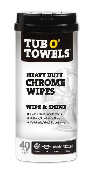 Tub O' Towels Heavy Duty Chrome Wipes 1 Tub O' Towels Heavy Duty Chrome Wipes